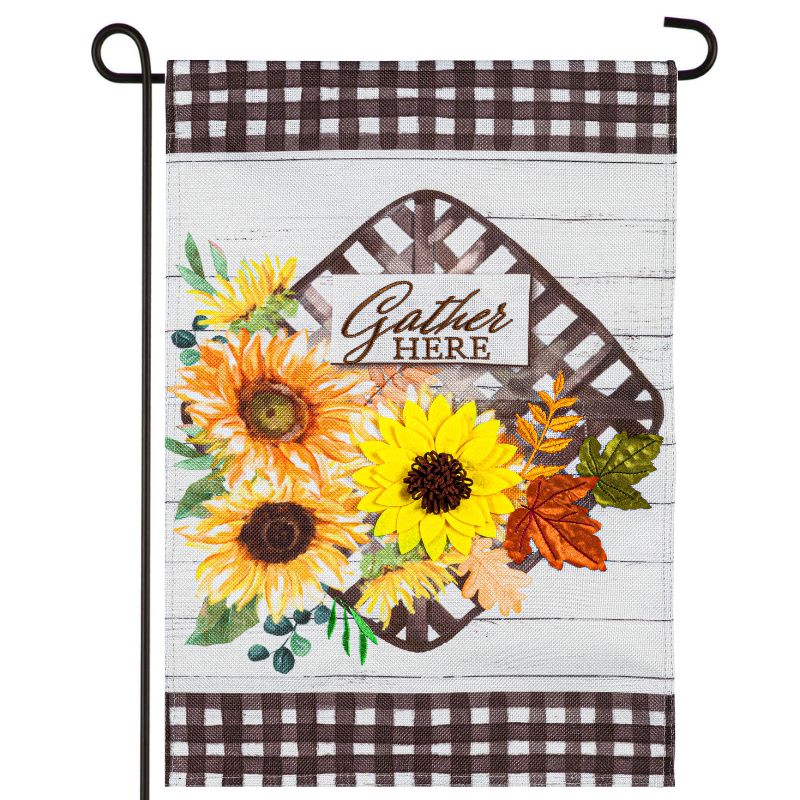 Fall Tobacco Basket Garden Flag